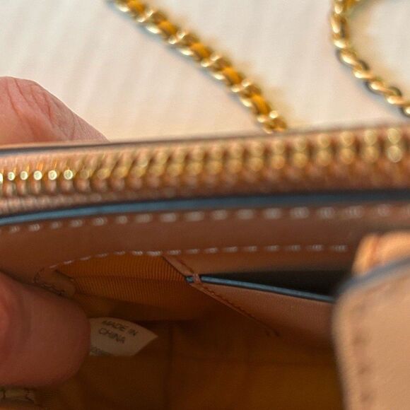 Tory Burch Fleming Embroidered Straw Double-Zip Mini Crossbody Bag - Picture 8 of 12